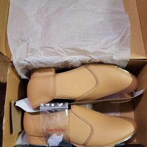 Tan Dance Shoes with Extra Screws